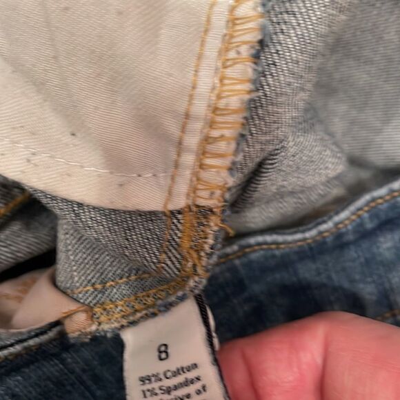 Simply Vera Vera wang jeans 8 stretchy blue straight - Picture 14 of 14
